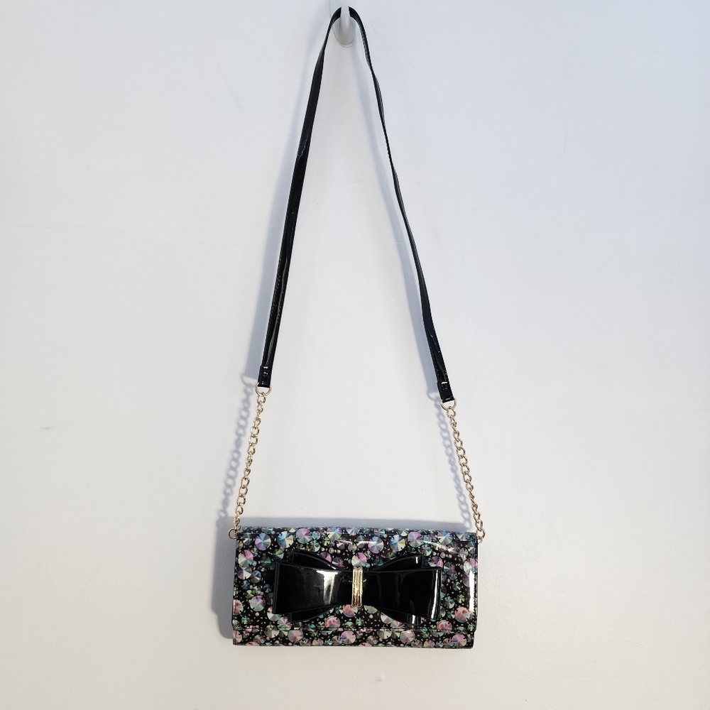 Betsy Johnson Elegant Black and Multicolor Women's Bag - Picture 2 of 10